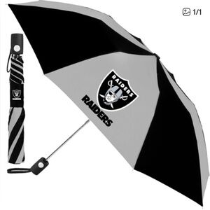 totes Las Vegas Raiders Compact Umbrella